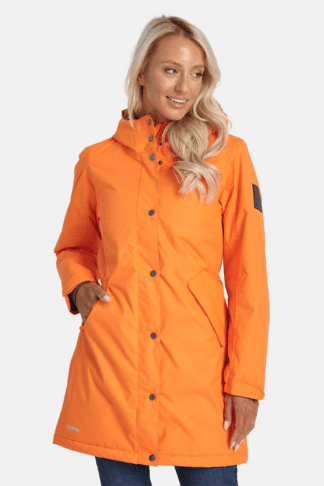 HUPPA  vihma ja tuulekindel efektne oranz naiste ülemineku parka (140gr soojustusega)- KOHE LAOS