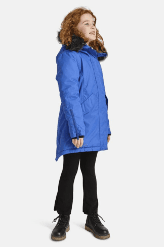 HUPPA tüdrukute talveparka Vivian sinine KUNSTKARVAGA 200 gr soojustusega-vihma ja tuulekindel-KOHE LAOS-SUPER HIND