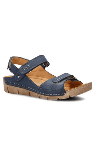 NAGABA NATURAALNAHAST naiste sandaalid sinised-kohe laos suurused 37