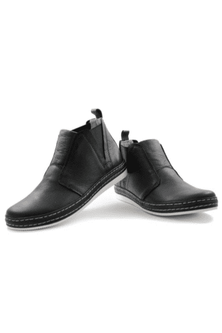 NAGABA NATURAALNAHAST mustad naiste poolsaapad/vabaaja jalatsid suurusele 40-KOHE LAOS-HEA HIND