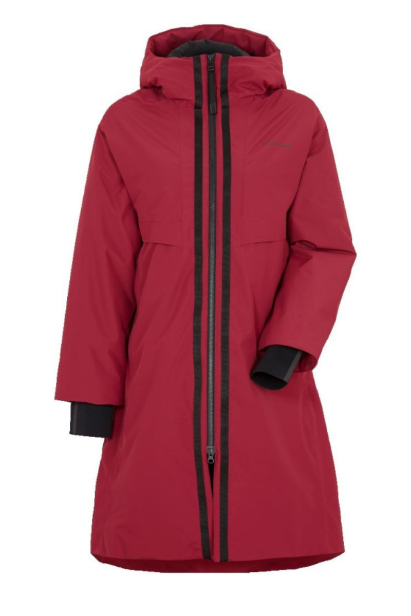 Didriksons naiste sügis-talvine mantel Aino punane