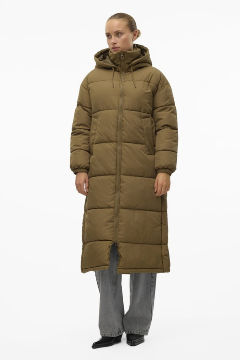 Vero Moda talvemantel Klea roheline